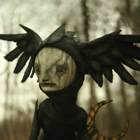 Sjbackyard Creepy Witch Sculptures, Dark and Bizarre Art Halloween Decoration