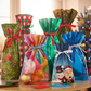 Drawstring Christmas Gift Bags Reusable Decorative Set