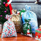 Drawstring Christmas Gift Bags Reusable Decorative Set