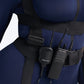 Police Officer Costume Set with Zip Romper, Body Harness, Handcuffs, and Hat