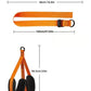 Pull Up Assist Band with Double Foot System and Steel Hooks