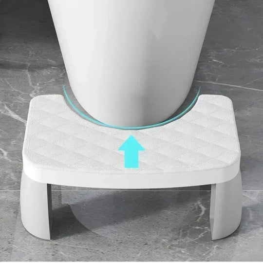 Compact Non-Slip Toilet Stool for Better Bathroom Posture