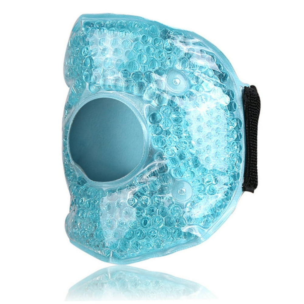 Reusable Gel Therapy Wrap with Adjustable Strap and Hot Cold Compression