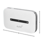 Portable Hotspot Device with 8-Hour Battery and Multi-Band Support for Travel