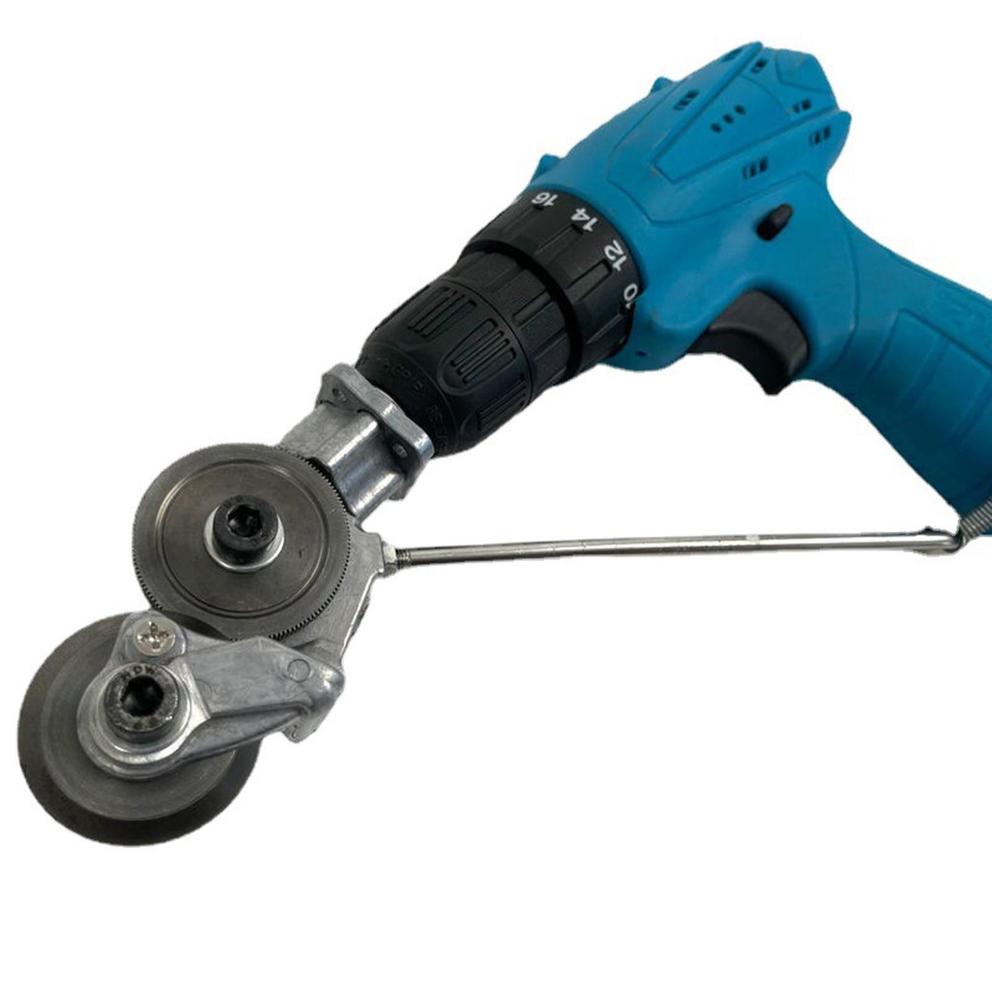 Metal Sheet Cutter Attachment for Electric Drills with Blade Guard