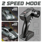 4WD RC Drift Car with Swappable Drift Tires and Rechargeable Battery, LED Track Lighting