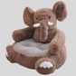 Plush Pet Bed with Raised Edges and Machine Washable Cover for Dogs and Cats