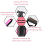 Undercoat Removal Brush with Rounded Steel Teeth for Medium to Long Fur