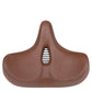 Oversized Bike Saddle with Dual Spring Suspension and Ventilated Foam Cushion