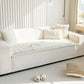 Sofa Cover with Anti Slip Backing and Machine Washable Polyester, Striped Pattern