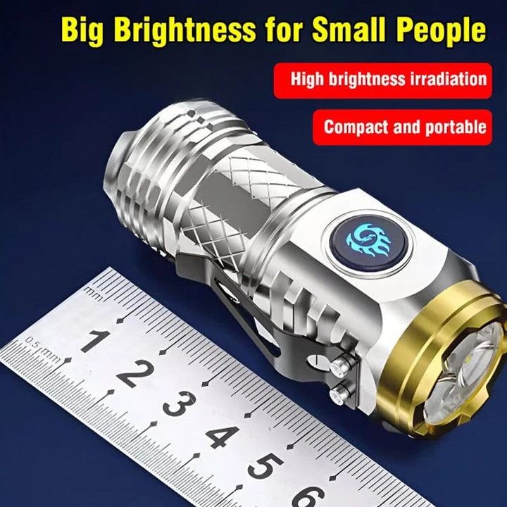 Three-Eyed Monster Mini Flash Super Power LED Flashlight