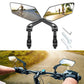 Sjbackyard Bike Mirrors, HD Wide-Angle 360° Adjustable Handlebar Mirrors