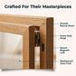 Rotating Artwork Display Frame with Magnetic Latch and 150-Sheet Storage