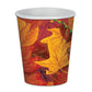 Thanksgiving Fall Leaf Beverage Cups - Bulk 96 Pack
