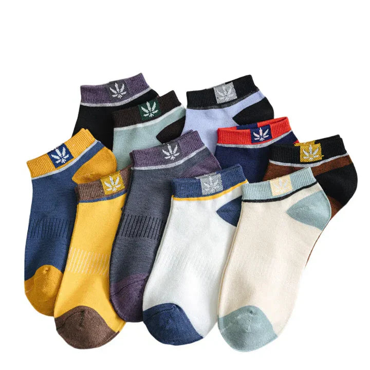 Men's 20 Pairs Cotton Low Cut Sweat Wicking Casual Ankle Socks