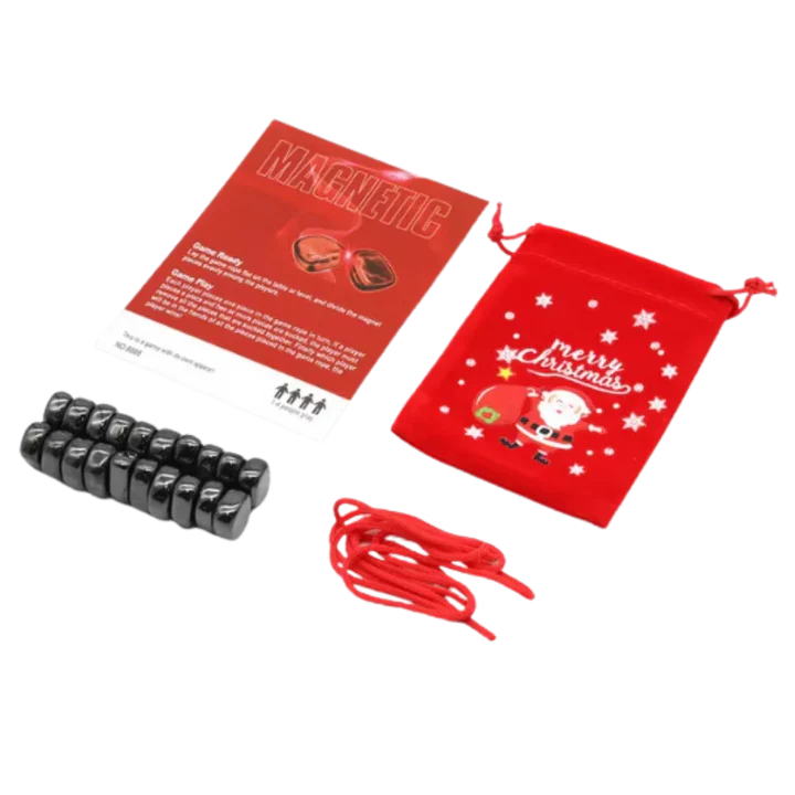 Magnetic Chess Game with Adjustable Rope and 20 Pieces, Portable Storage Bag