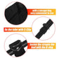 Bed Rail with Storage Pouch and 136kg Capacity, Aluminum Alloy Frame