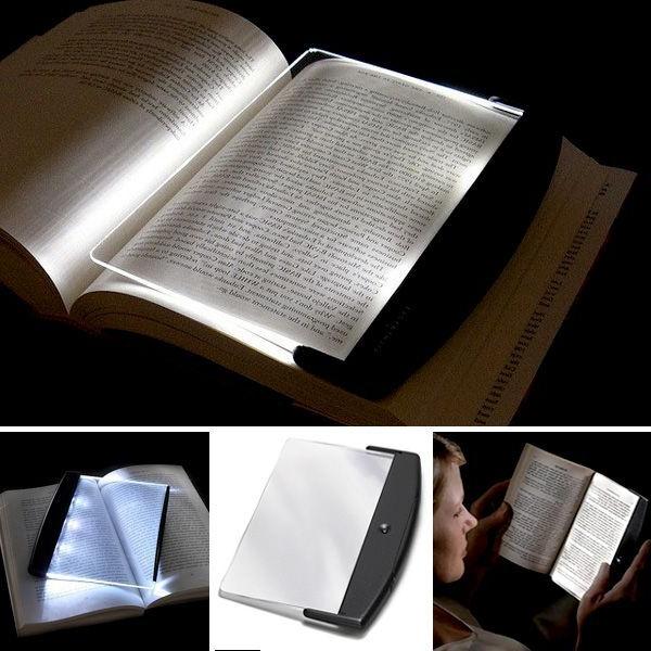 Foldable Reading Light with USB-C Rechargeable Battery and Adjustable Color Temperature, Bookmark Style