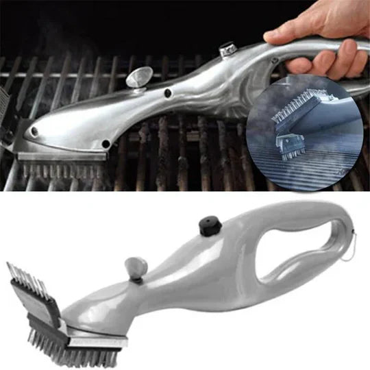 BBQ Steam Cleaning Brush for Effortless Grill Cleaning