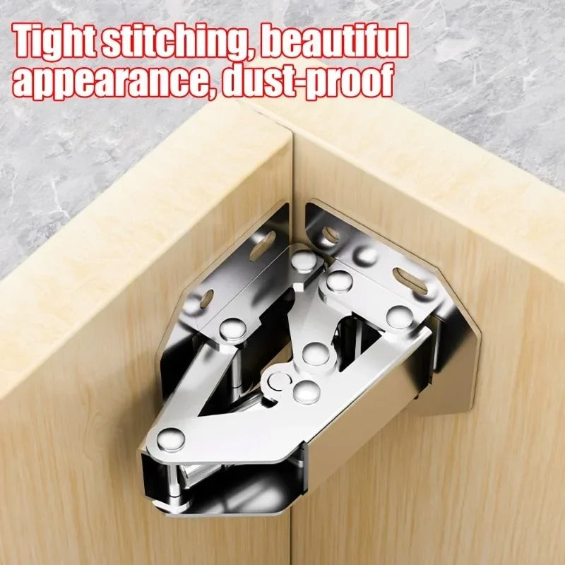 Soft Close Cabinet Hinges with Hydraulic Dampener and Satin Nickel Finish, 10-Pack