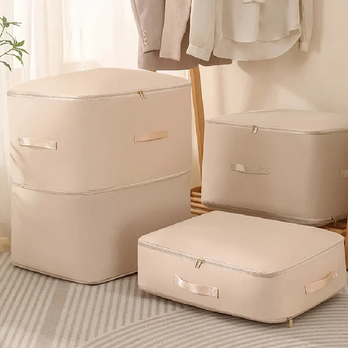 Compression Storage Bag with Built-In Zipper and Moisture-Resistant Fabric, Sturdy Handles