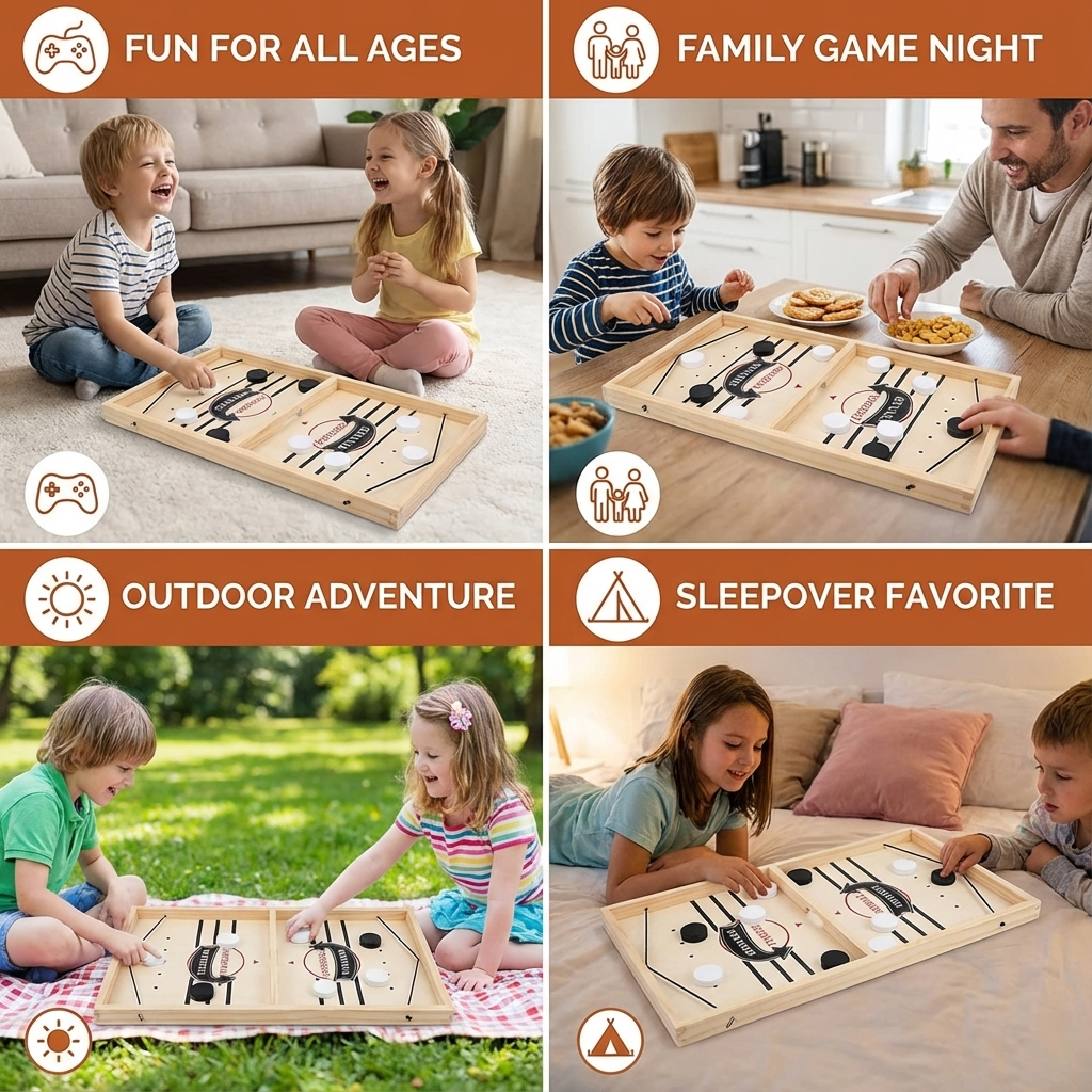 Catapult Chess Game with Wooden Board and Dual Launch Mechanism