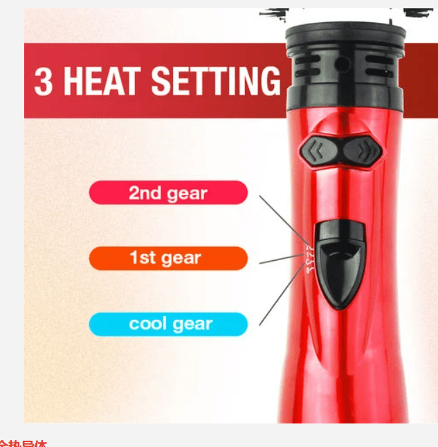 3-in-1 Rotating Hot Air-Hair Styler and Dryer marnetic