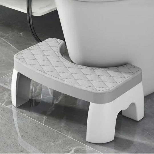 Compact Non-Slip Toilet Stool for Better Bathroom Posture