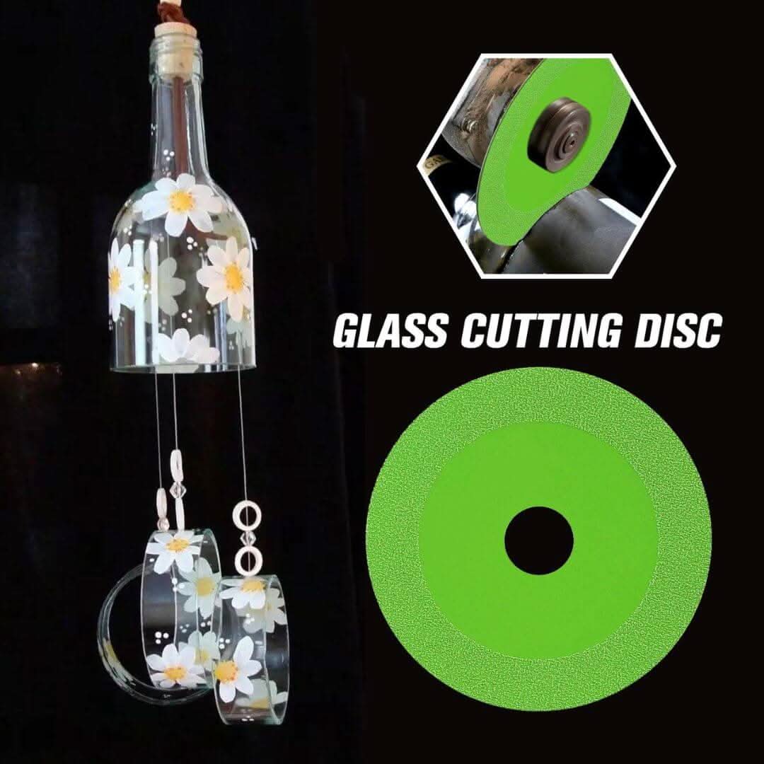 Diamond Cutting Disc for Glass and Tile, 3.94 Inch Angle Grinder Blade