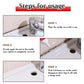 Mold and Mildew Stain Remover Gel for Bathroom Surfaces