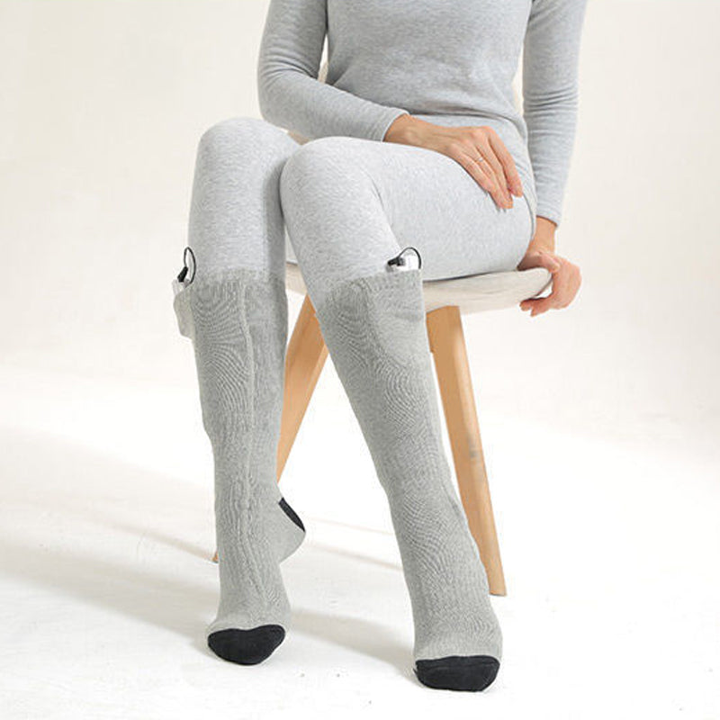 Rechargeable Heated Socks with Adjustable Temperature Settings and 8-Hour Battery Life