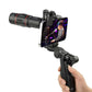 18X Smartphone Telescope Lens with Aluminum Body and Rotating Focus Wheel