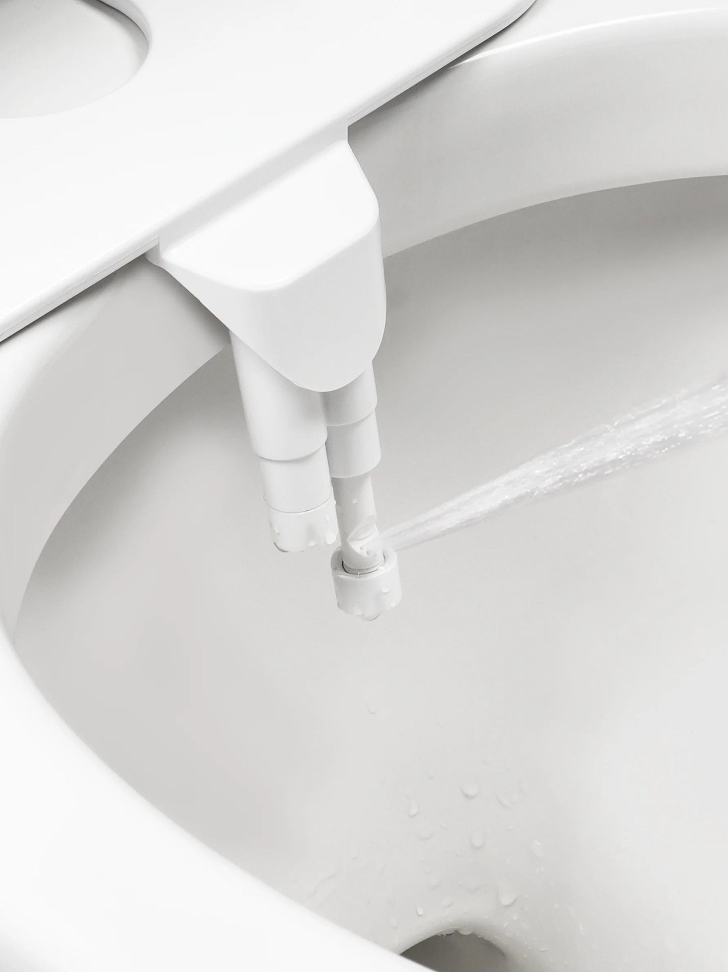 Bidet Attachment with Dual Nozzles and Adjustable Water Pressure for Standard Toilets