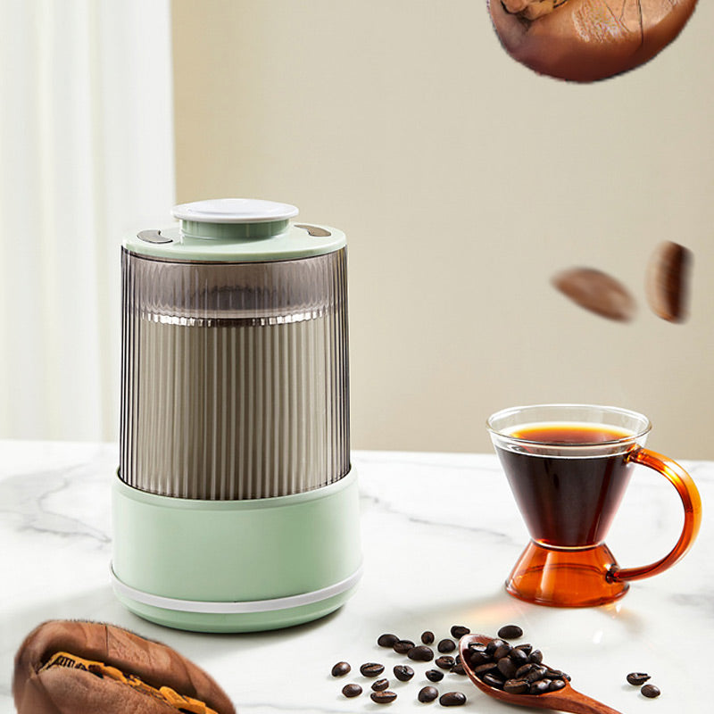 Electric Grain Mill with S-Shaped Blade and Stainless Steel Bowl
