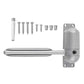 Automatic Door Closer with Cushioned Mechanism for Interior Doors