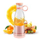 Cordless Blender Bottle with Stainless Steel Blades and Magnetic Charging, 350ml