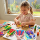 Princess Dress Design Coloring Book with Spiral Binding and Craft Materials