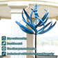 Metal Wind Spinner with Smooth Rotation Bearings for Outdoor Gardens