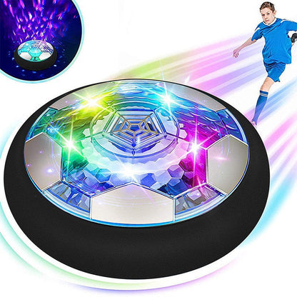 Hover Soccer Ball with Multicolor LED Lights and Foam Bumper, Rechargeable Indoor Toy
