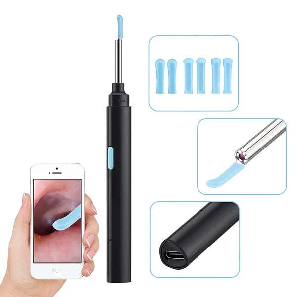 Ear Camera Scope with 20X Magnification and Wireless App Connection
