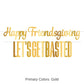 Gold Foil Streamers with Hanging Ribbon and 4ft Length, 12-Pack