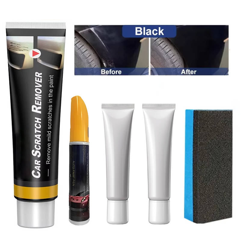 Scratch Repair Kit with Color-Blending Cream and Ergonomic Applicator, High Gloss Finish