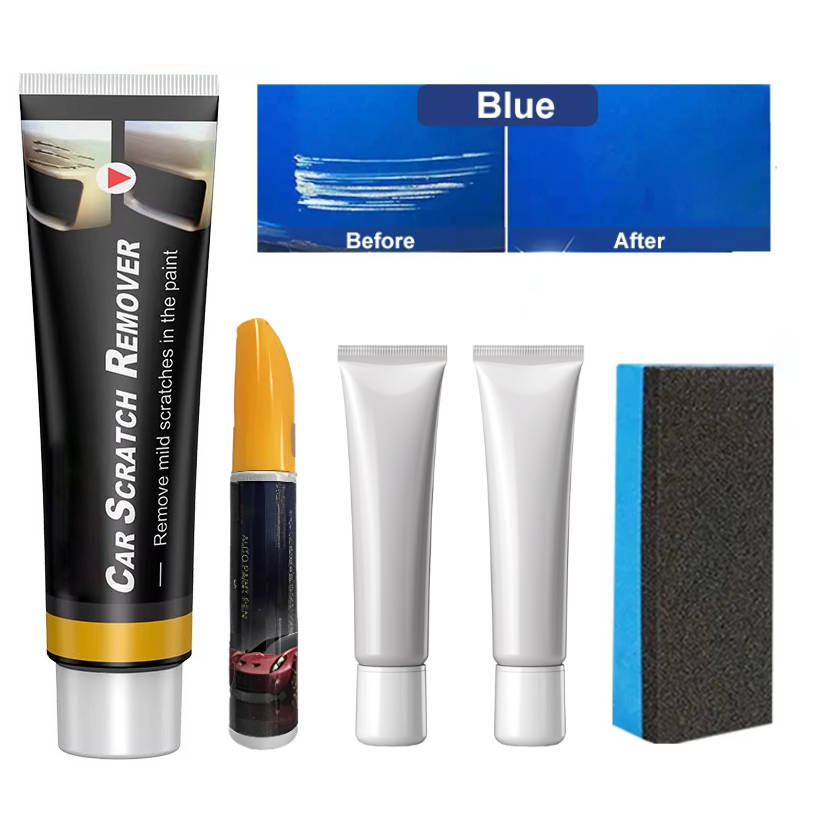 Scratch Repair Kit with Color-Blending Cream and Ergonomic Applicator, High Gloss Finish