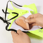 Adhesive Bikini Pads with Molded Shape and Silicone Coating, Reusable