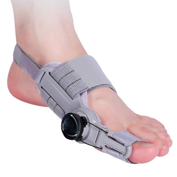 Adjustable Bunion Corrector with 3D Knob Control and Heel Strap, Universal Fit