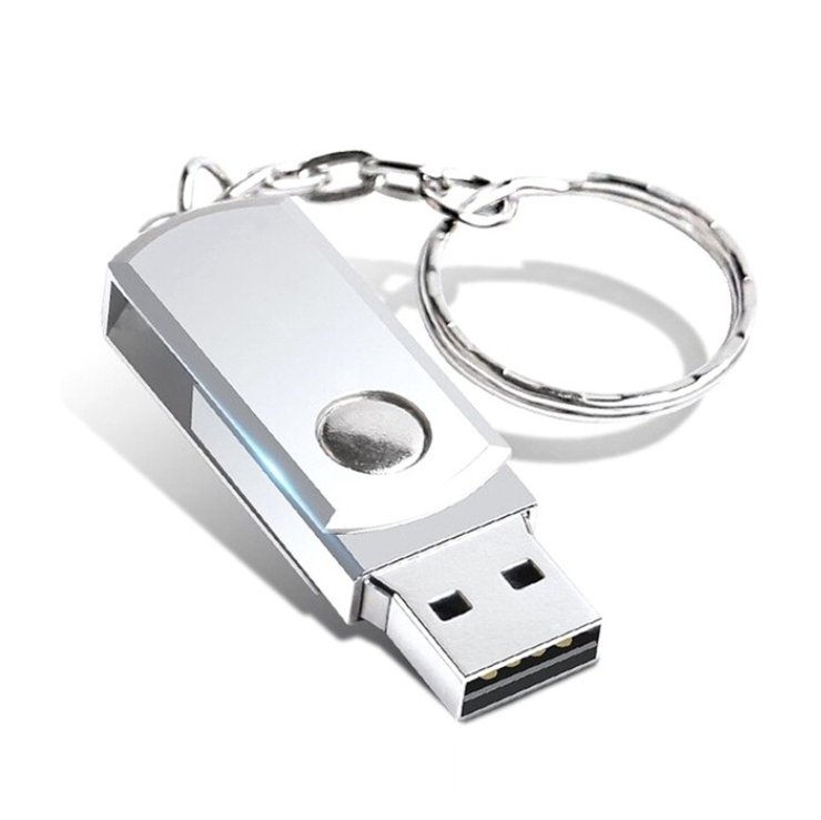 USB 3.0 Flash Drive with 2TB Capacity and Metal Loop Attachment
