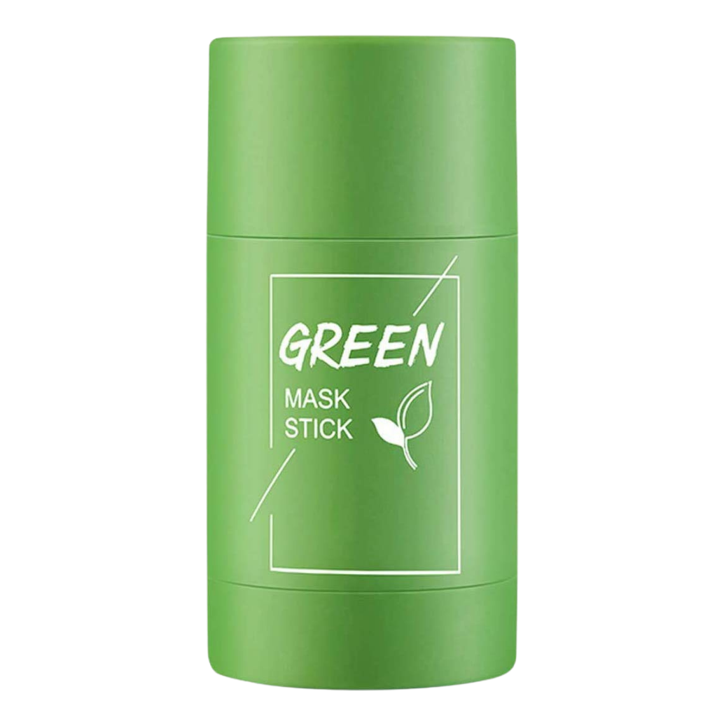 Green Tea Face Mask Stick with Roll-On Applicator and Blackhead Removal