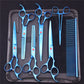 Pet Grooming Scissors Set with Straight Edge and Thinning Blades, Stainless Steel