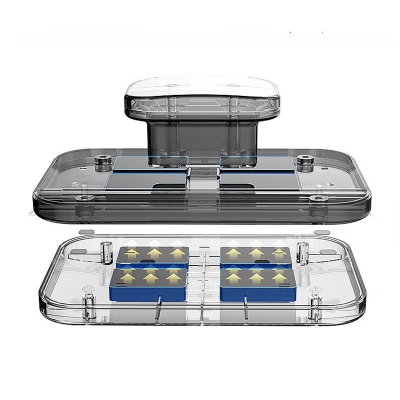Motorized Magnetic Window Cleaner with Dual-Sided Pads and Safety Cord