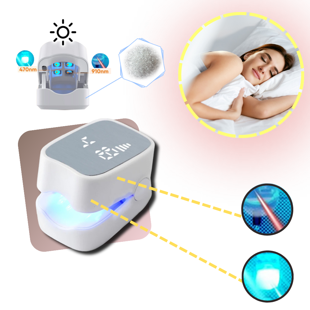 Dual Laser Nail Treatment Device with Cold Laser and Blue Light Technology